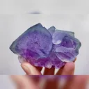 Natural Purple Phantom Fluorite comes from Zhejiang,China 80*50*40MM - image 4