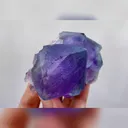 Natural Purple Phantom Fluorite comes from Zhejiang,China 80*50*40MM - image 3