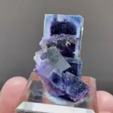 Natural Purple Phantom Fluorite from Yindu,Inner Mongolia 15*20*30MM - image 2