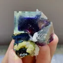 Natural Purple Phantom Fluorite from Yindu,Inner Mongolia 35*25*45MM - image 2