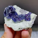 Natural Purple Phantom Fluorite from Yindu,Inner Mongolia 50*40*20MM - image 2