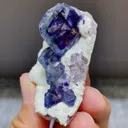 Natural Purple Phantom Fluorite from Yindu,Inner Mongolia 50*40*20MM - image 3