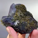 Natural Purple Phantom Fluorite & Mica, Mineral Specimen: Yindu,Inner Mongolia (75*60*20mm) - image 5