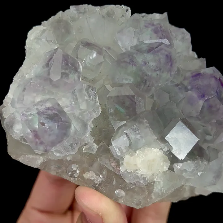 Natural Purple Phantom Fluorite, Mineral Specimen: Fujian,China (100*80*45MM) - image 2