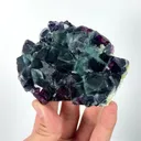 Natural Purple Phantom Fluorite, Mineral Specimen: Inner Mongolia,China (100*70*25MM) - image 2