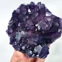 Natural Purple Phantom Fluorite, Mineral Specimen: Inner Mongolia,China (105*105*30MM) - image 4