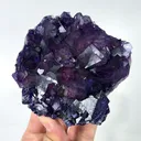 Natural Purple Phantom Fluorite, Mineral Specimen: Inner Mongolia,China (105*105*30MM) - image 5