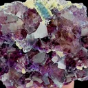 Natural Purple Phantom Fluorite, Mineral Specimen: Inner Mongolia,China (110*85*20MM) - image 3