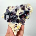 Natural Purple Phantom Fluorite, Mineral Specimen: Inner Mongolia,China (125*105*40MM) - image 2