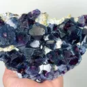 Natural Purple Phantom Fluorite, Mineral Specimen: Inner Mongolia,China (190*110*30MM) - image 4
