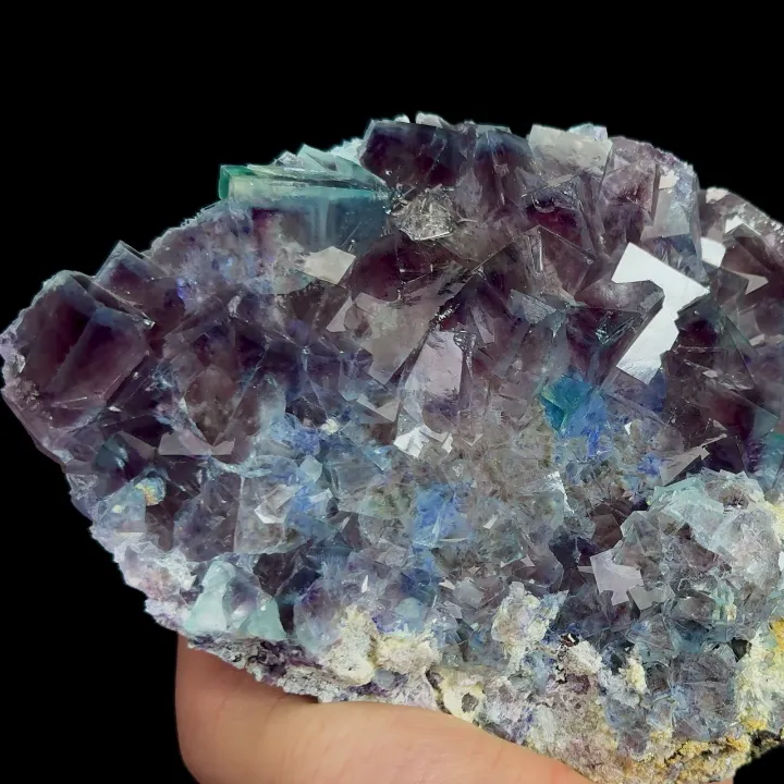 Natural Purple Phantom Fluorite, Mineral Specimen: Inner Mongolia,China (220*130*60MM) - image 2