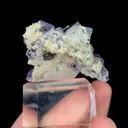 Natural Purple Phantom Fluorite, Mineral Specimen: Inner Mongolia,China (40*20*20MM) - image 2