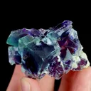 Natural Purple Phantom Fluorite, Mineral Specimen: Inner Mongolia,China (55*35*30MM) - image 3