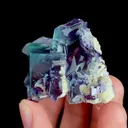 Natural Purple Phantom Fluorite, Mineral Specimen: Inner Mongolia,China (55*35*30MM) - image 2