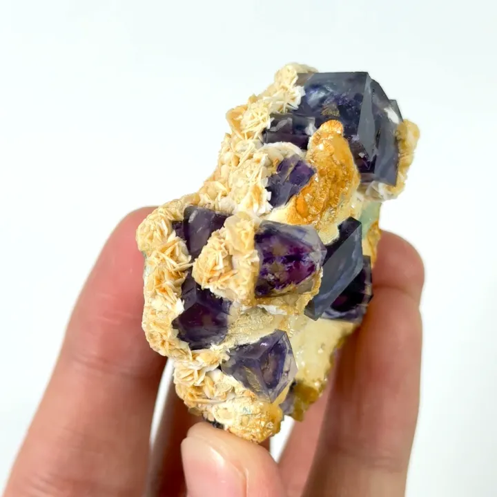 Natural Purple Phantom Fluorite, Mineral Specimen: Inner Mongolia,China (55*45*25MM) - image 3