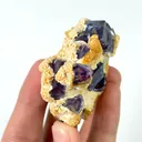 Natural Purple Phantom Fluorite, Mineral Specimen: Inner Mongolia,China (55*45*25MM) - image 3