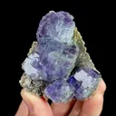 Natural Purple Phantom Fluorite, Mineral Specimen: Inner Mongolia,China (55*60*30MM) - image 7