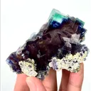 Natural Purple Phantom Fluorite, Mineral Specimen: Inner Mongolia,China (60*85*25MM) - image 3