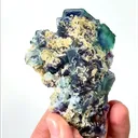 Natural Purple Phantom Fluorite, Mineral Specimen: Inner Mongolia,China (60*85*25MM) - image 4
