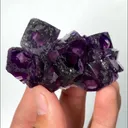 Natural Purple Phantom Fluorite, Mineral Specimen: Inner Mongolia,China (65*40*15MM) - image 5