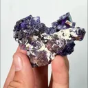 Natural Purple Phantom Fluorite, Mineral Specimen: Inner Mongolia,China (65*45*20MM) - image 3