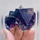Natural Purple Phantom Fluorite, Mineral Specimen: Inner Mongolia,China (65*55*20mm) - image 2