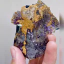 Natural Purple Phantom Fluorite, Mineral Specimen: Inner Mongolia,China (65*55*20mm) - image 4