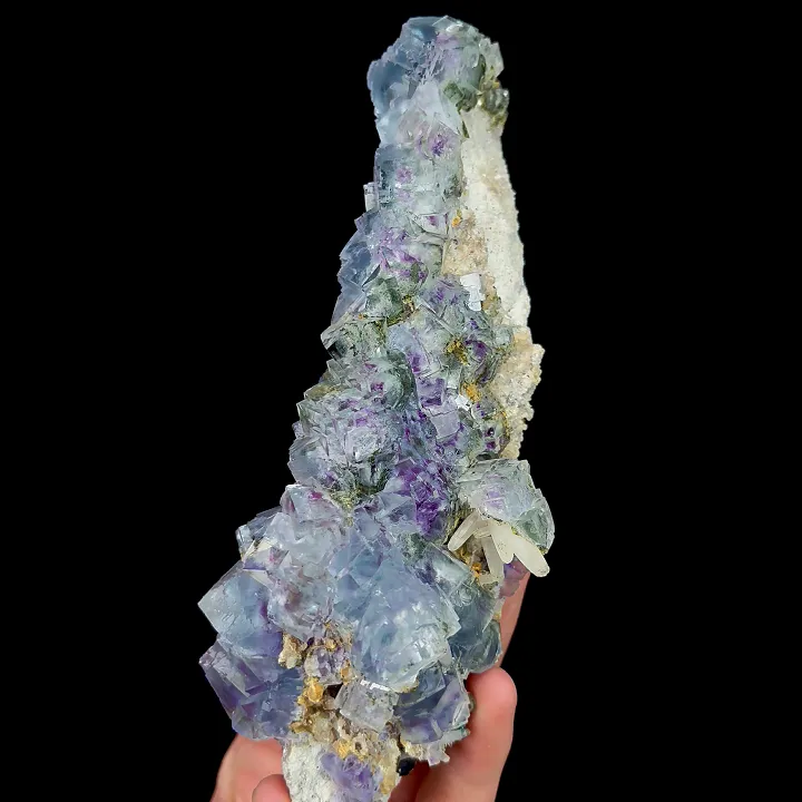 Natural Purple Phantom Fluorite, Mineral Specimen: Inner Mongolia,China (70*170*60MM) - image 3