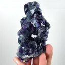 Natural Purple Phantom Fluorite, Mineral Specimen: Inner Mongolia,China (75*120*40MM) - image 2
