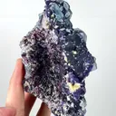 Natural Purple Phantom Fluorite, Mineral Specimen: Inner Mongolia,China (75*120*40MM) - image 3