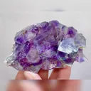 Natural Purple Phantom Fluorite, Mineral Specimen: Inner Mongolia,China (90*50*30MM) - image 3