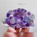 Natural Purple Phantom Fluorite, Mineral Specimen: Inner Mongolia,China (90*50*30MM) - image 4