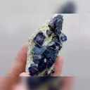 Natural Purple Phantom Fluorite, Mineral Specimen: Inner Mongolia,China (90*55*25MM) - image 3