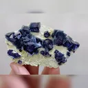 Natural Purple Phantom Fluorite, Mineral Specimen: Inner Mongolia,China (90*55*25MM) - image 4