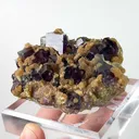 Natural Purple Phantom Fluorite, Mineral Specimen: Inner Mongolia,China (95*60*35MM) - image 2