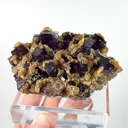 Natural Purple Phantom Fluorite, Mineral Specimen: Inner Mongolia,China (95*60*35MM) - image 1