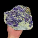 Natural Purple Phantom Fluorite, Mineral Specimen: Yindu,Inner Mongolia (10*150*35MM) - image 1