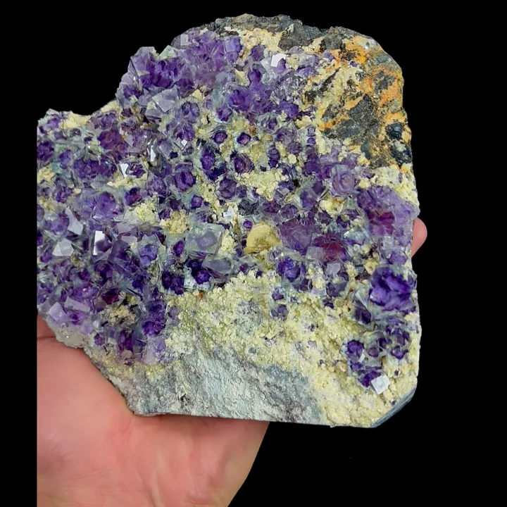Natural Purple Phantom Fluorite, Mineral Specimen: Yindu,Inner Mongolia (10*150*35MM) - image 2