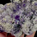 Natural Purple Phantom Fluorite, Mineral Specimen: Yindu,Inner Mongolia (125*90*40MM) - image 2