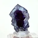 Natural Purple Phantom Fluorite, Mineral Specimen: Yindu,Inner Mongolia (20*20*30MM) - image 4