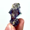Natural Purple Phantom Fluorite, Mineral Specimen: Yindu,Inner Mongolia (20*40*15MM) - image 1
