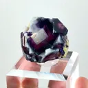 Natural Purple Phantom Fluorite, Mineral Specimen: Yindu,Inner Mongolia (30*25*25MM) - image 2