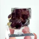Natural Purple Phantom Fluorite, Mineral Specimen: Yindu,Inner Mongolia (35*25*30MM) - image 2