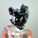 Natural Purple Phantom Fluorite, Mineral Specimen: Yindu,Inner Mongolia (45*40*10MM) - image 3