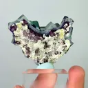 Natural Purple Phantom Fluorite, Mineral Specimen: Yindu,Inner Mongolia (45*40*10MM) - image 5