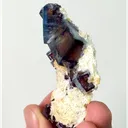 Natural Purple Phantom Fluorite, Mineral Specimen: Yindu,Inner Mongolia (45*55*10MM) - image 3