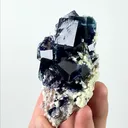 Natural Purple Phantom Fluorite, Mineral Specimen: Yindu,Inner Mongolia (45*80*25MM) - image 2