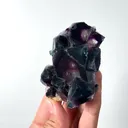 Natural Purple Phantom Fluorite, Mineral Specimen: Yindu,Inner Mongolia (60*60*40MM) - image 2