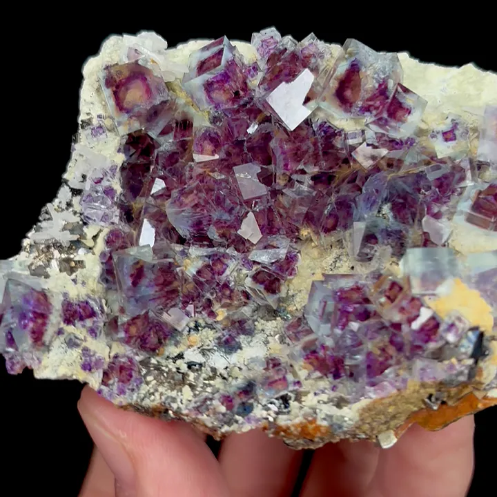 Natural Purple Phantom Fluorite, ,Mineral Specimen: Yindu,Inner Mongolia (70*55*30MM) - image 3