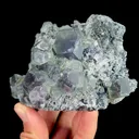 Natural Purple Phantom Fluorite, Mineral Specimen:Fujian,China (110*70*70MM) - image 3